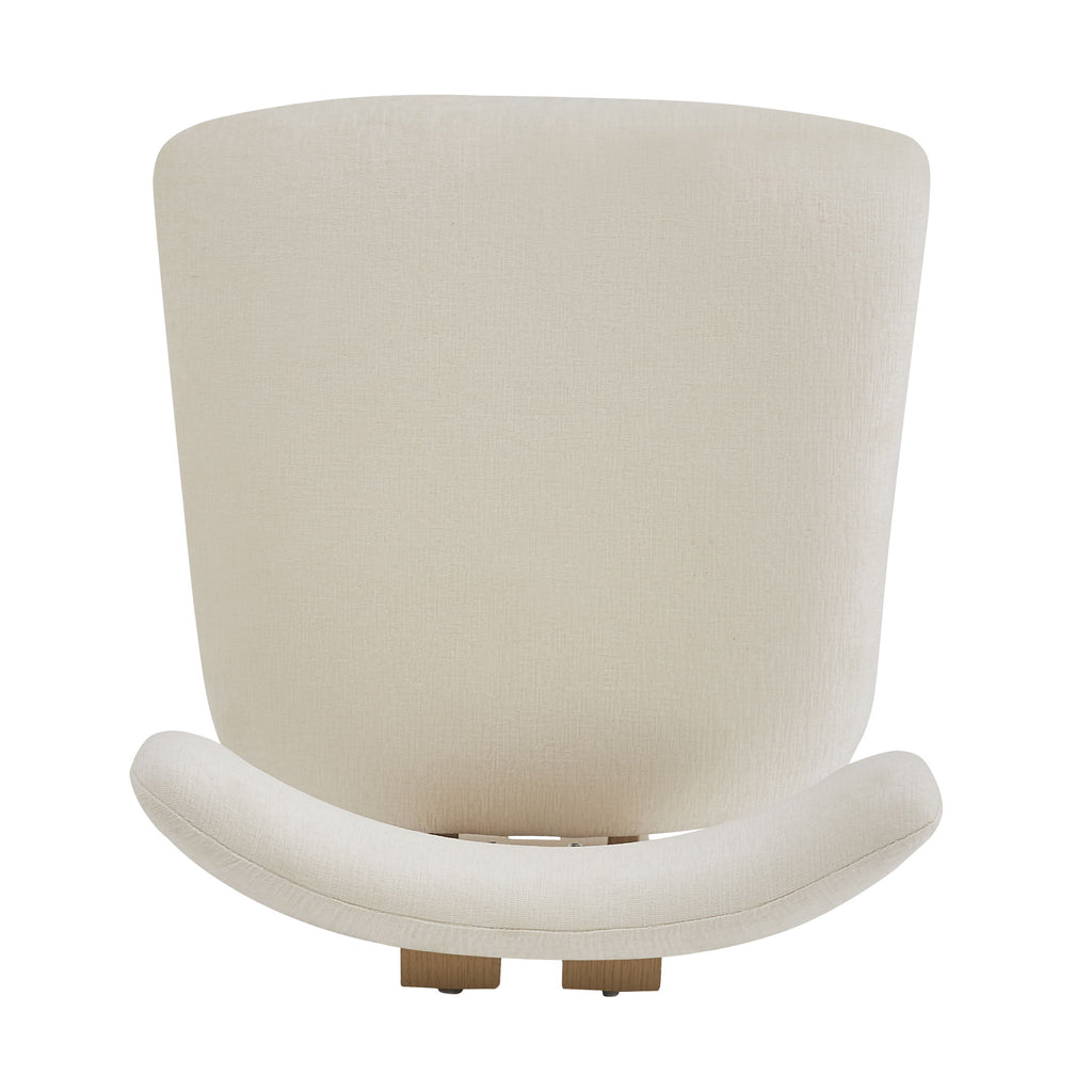 Modern Upholstered Armless Dining Chairs With Metal Legs