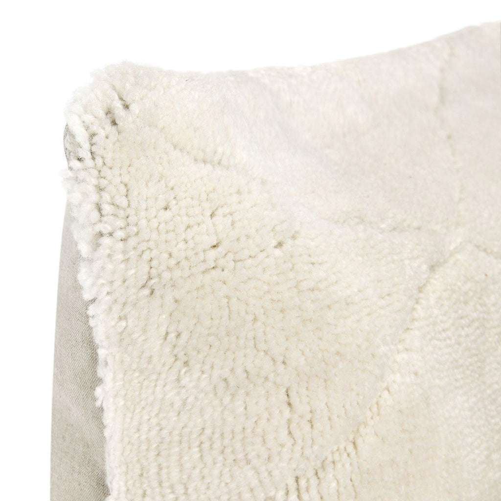 Renewed - 22" x 22" RN Mercer Pillow - Ivory