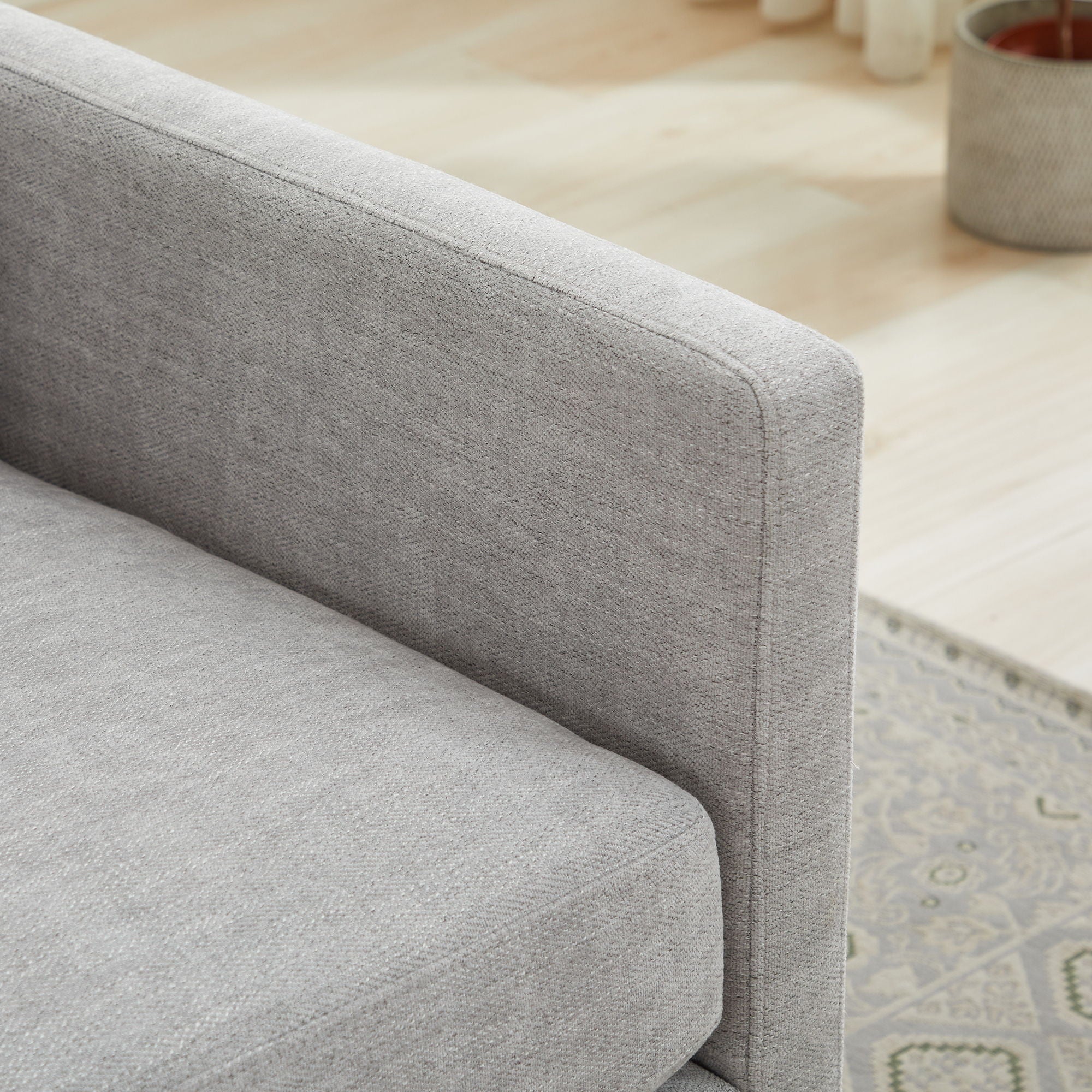 Modern Square Upholstered Swivel Accent Chair With Metal Base
