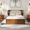 Headboard Bed With 2 Drawers And Trundle