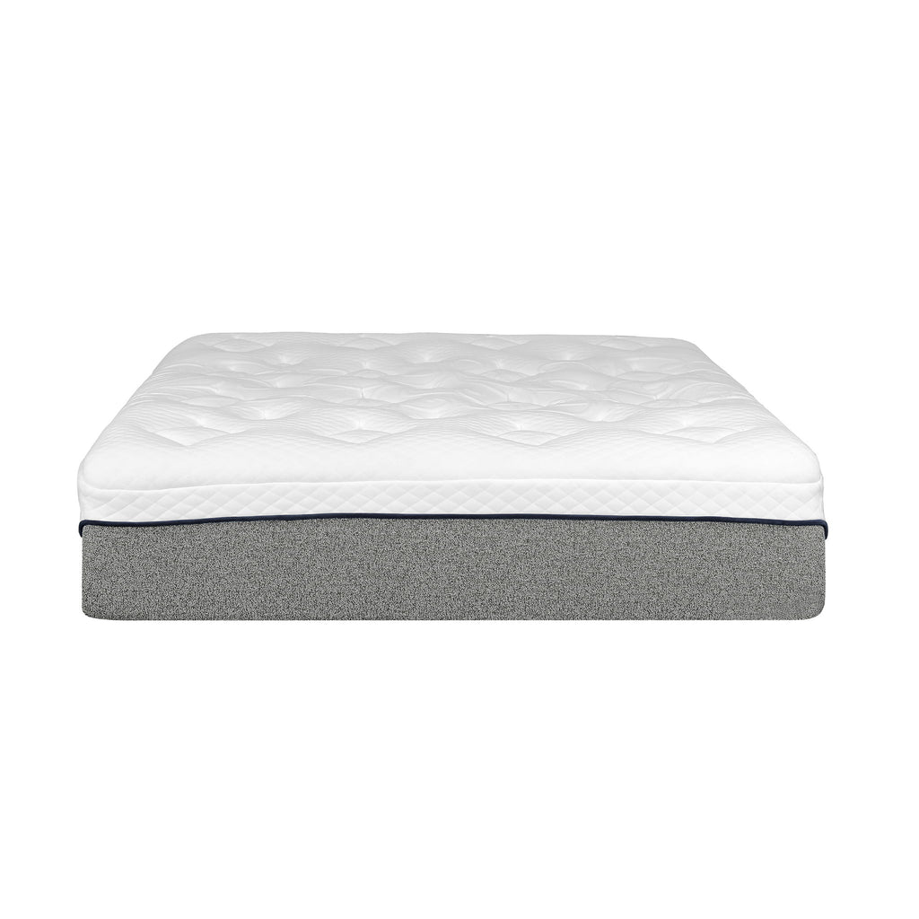 13" Ultra Plush Gel Memory Foam Mattress For Bed With Double Layered Jacquard Cover - Gray / White - King