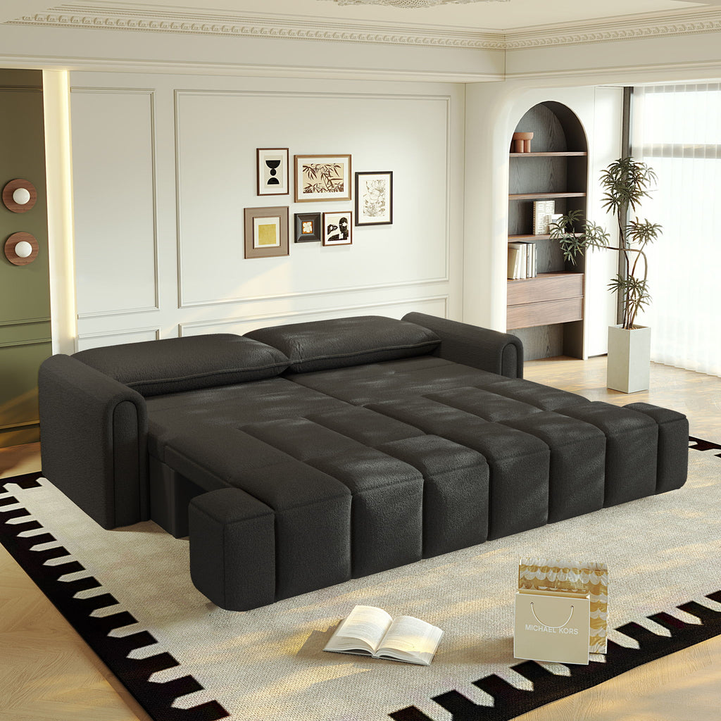 4-Seater Modern Couch With Seats Storage