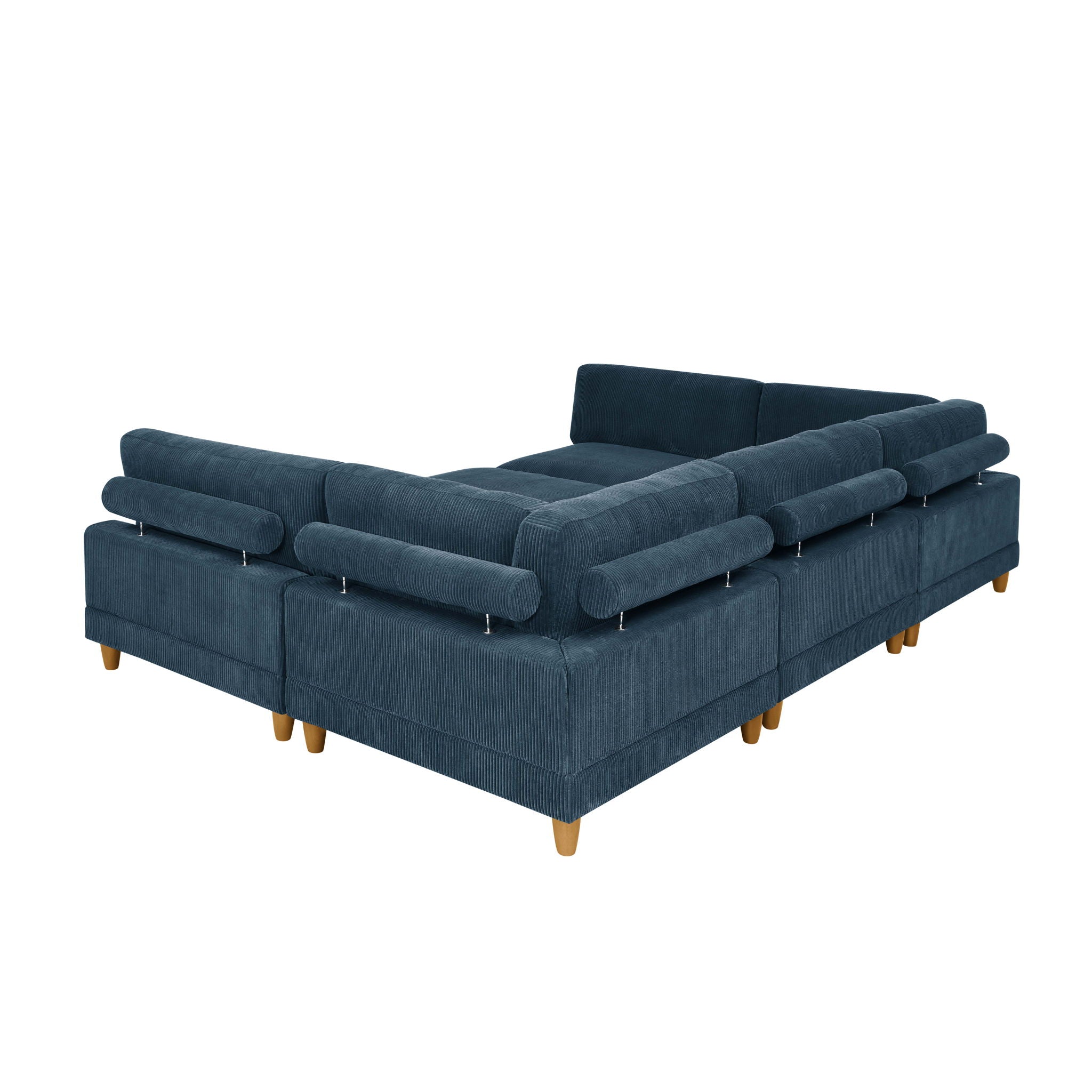 Modern Modular Sectional With Adjustable Back Support