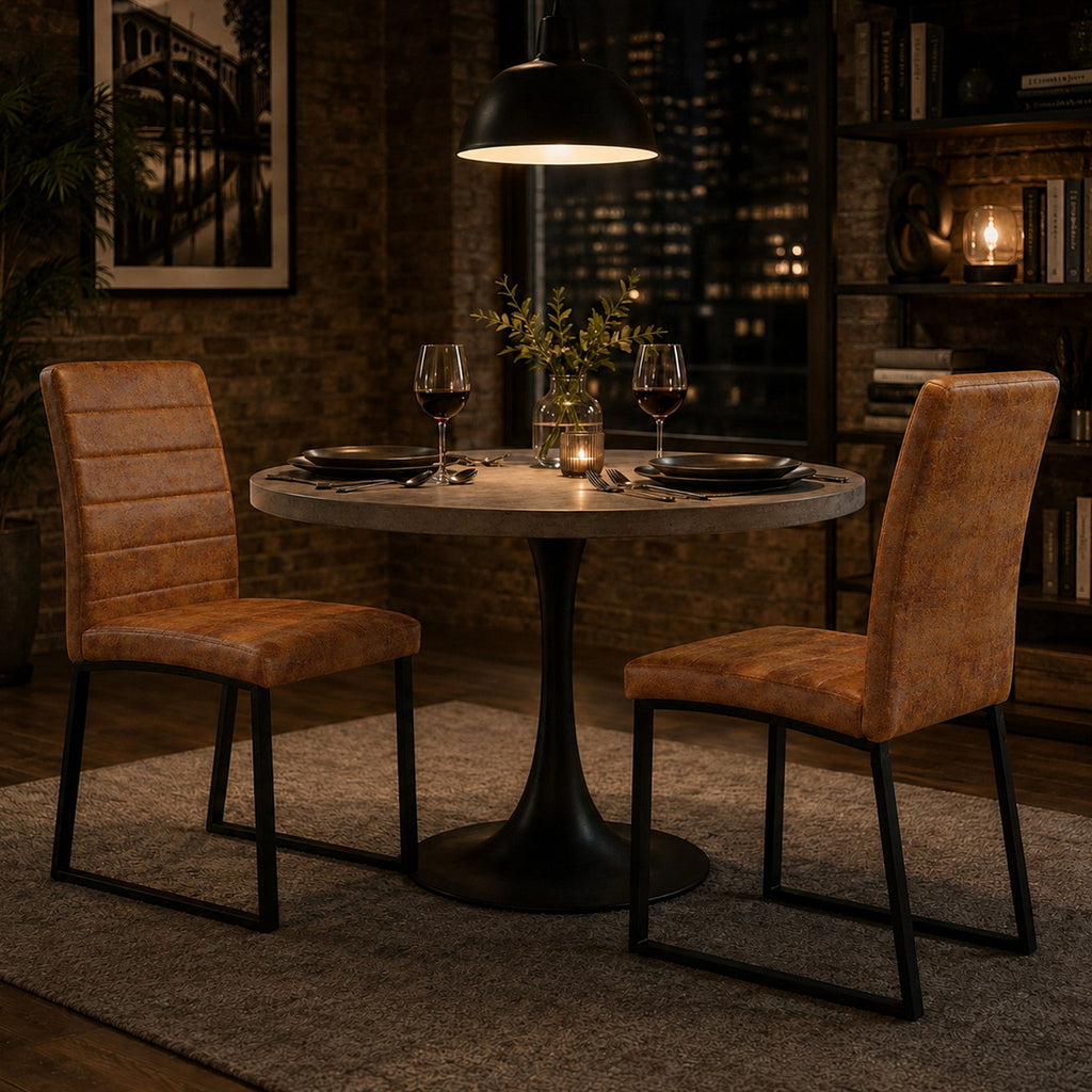 Oversized Square Design Dining Chairs For Home
