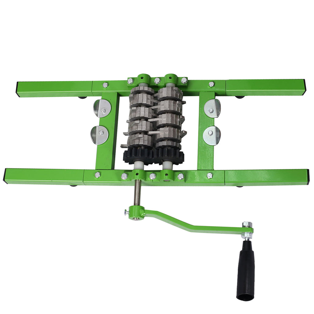Manual Fruit Wine Press And Crusher For Kitchen, 100% Natural Juice Maker - Green