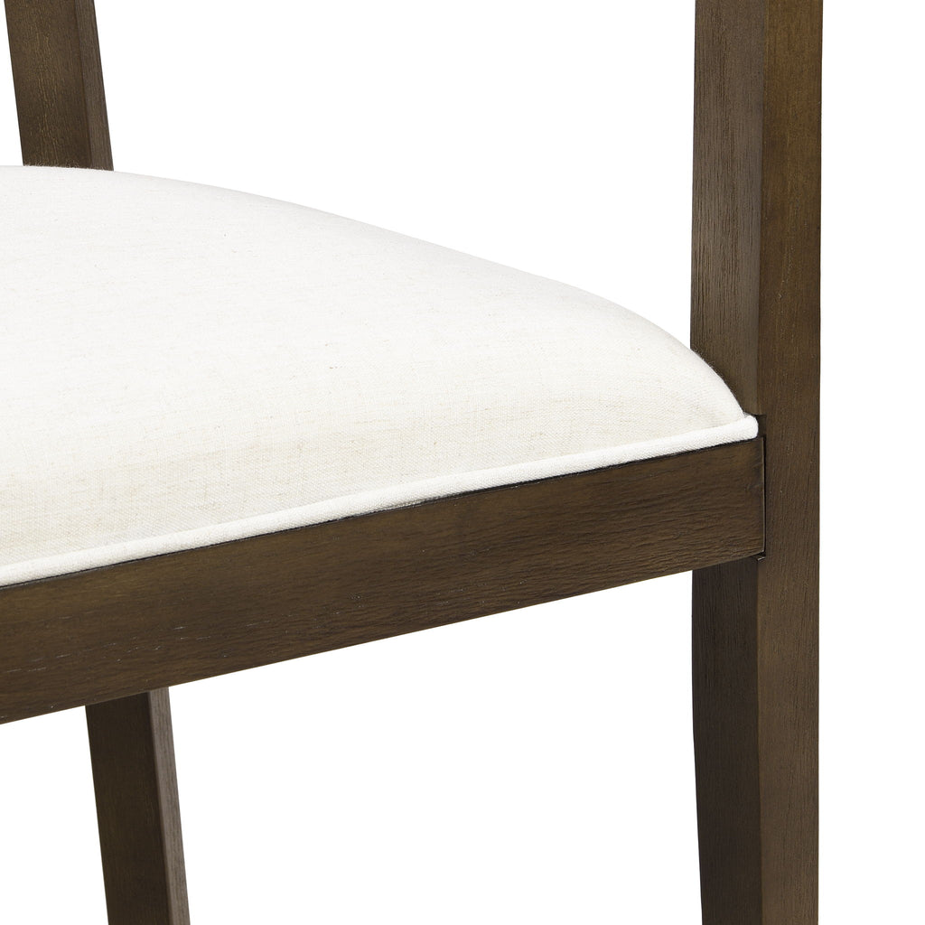 Contemporary Dining Chair Set With Armrests
