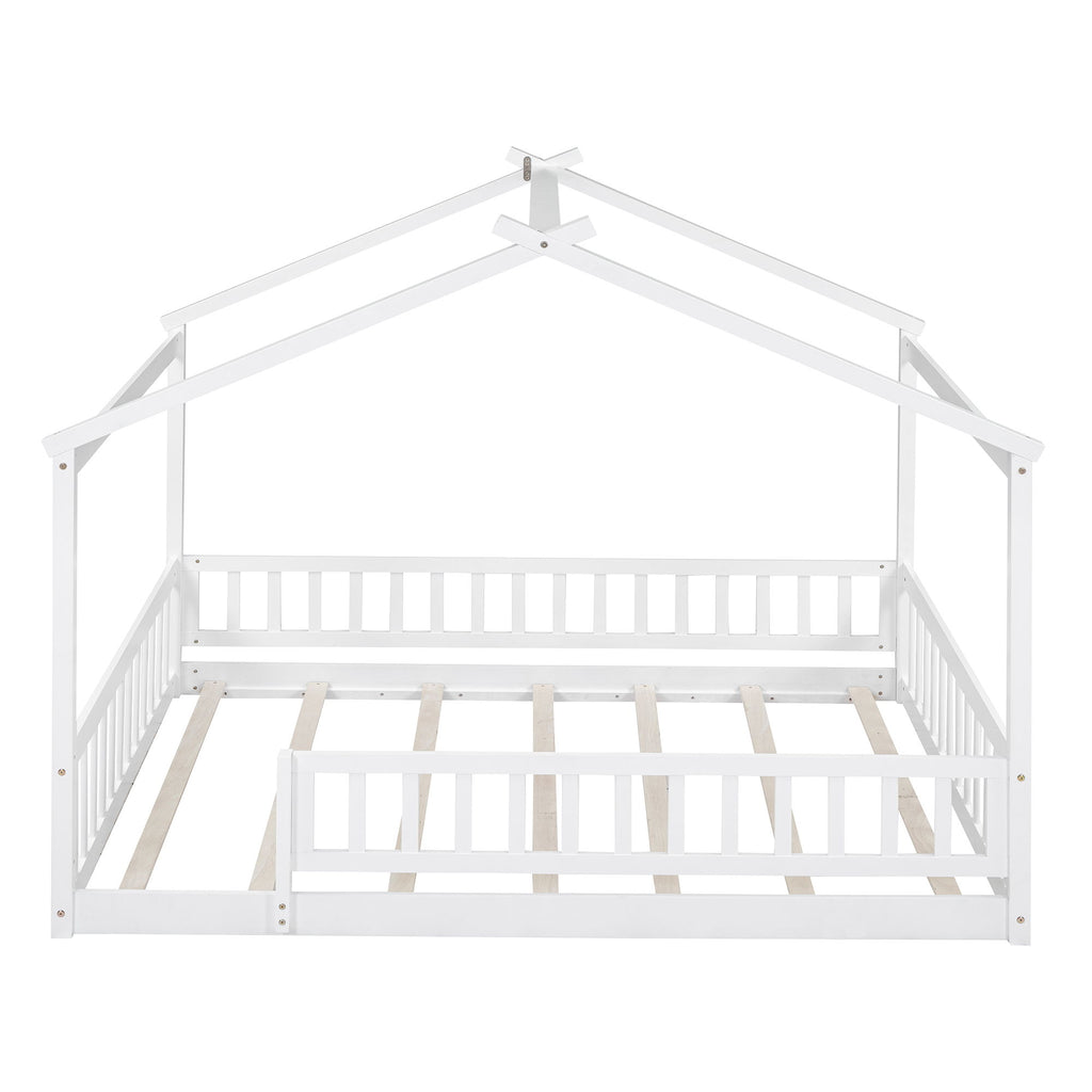 Bed House Bed Frame With Fence