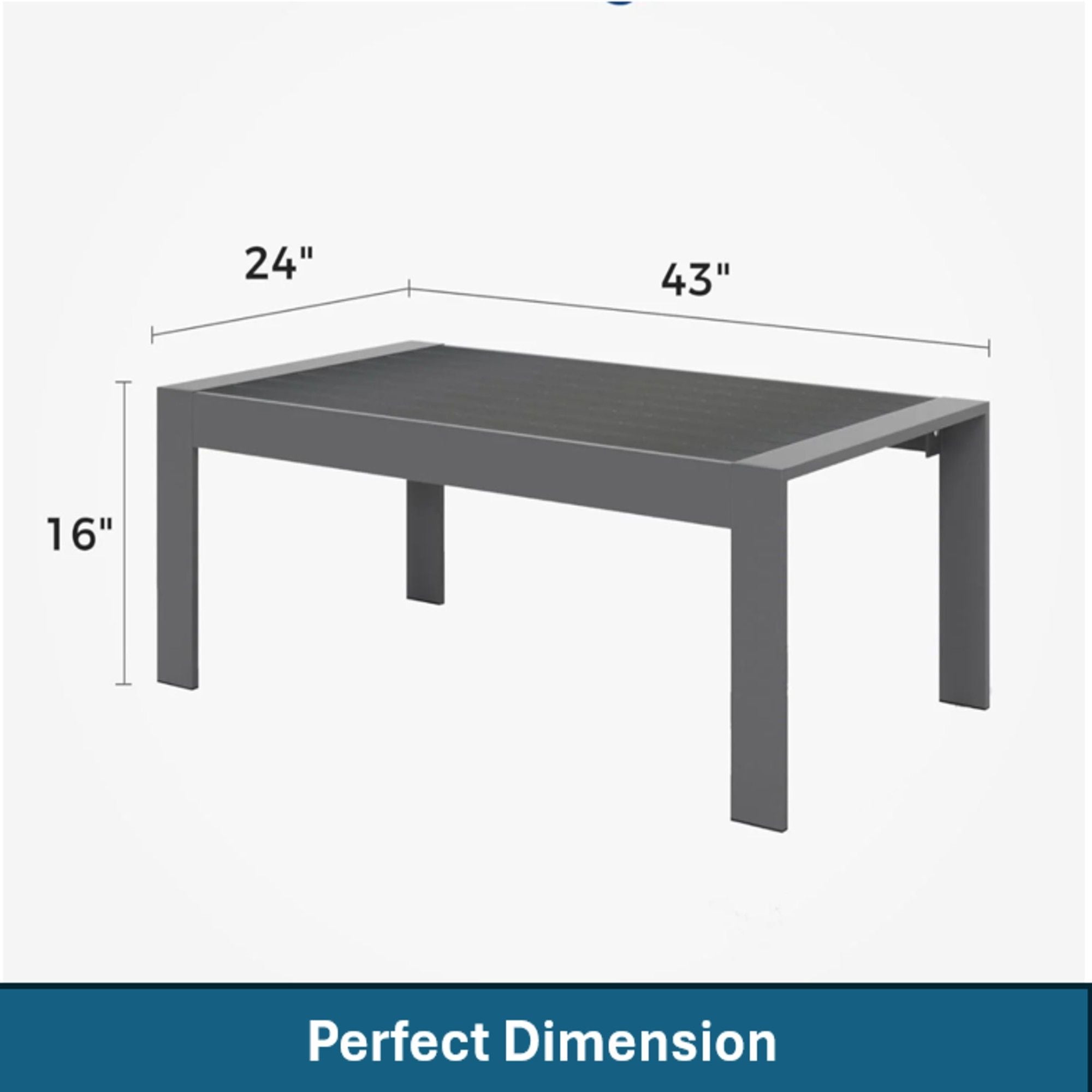 Outdoor Patio Set, All-Weather & Thick Cushions
