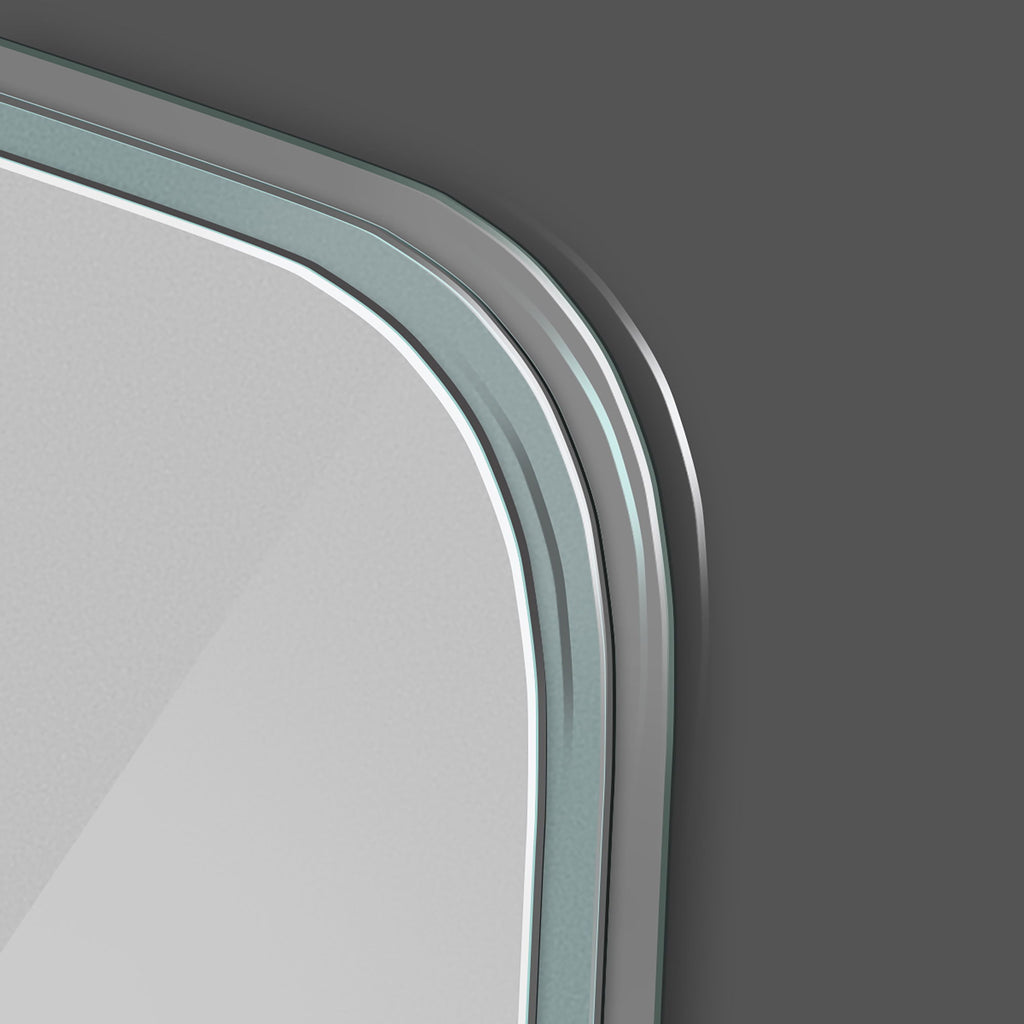 Bathroom Vanity Mirror, Wall Mounted Mirror For Bathroom Anti-Fog Waterproof - Clear