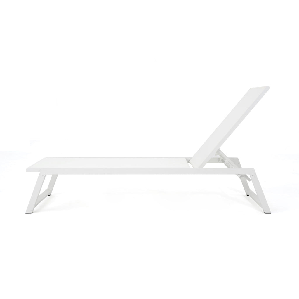 Myers - Modern Chaise Lounge Set With Adjustable Back