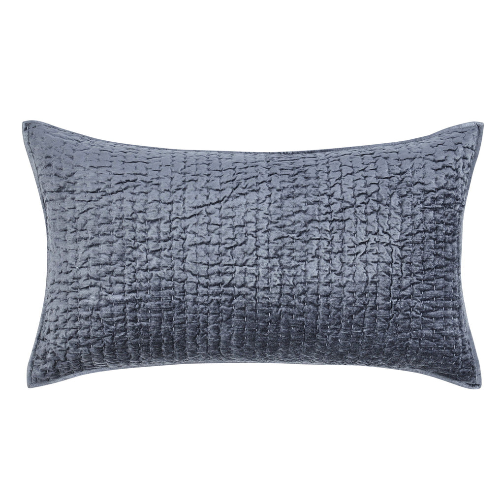 Bari - Velvet Quilt - Sea Fog