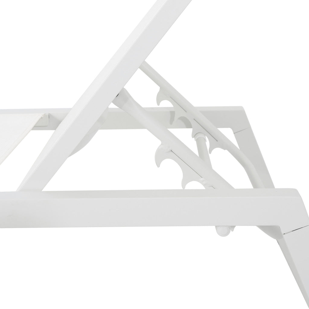 Myers - Chaise Lounge - White