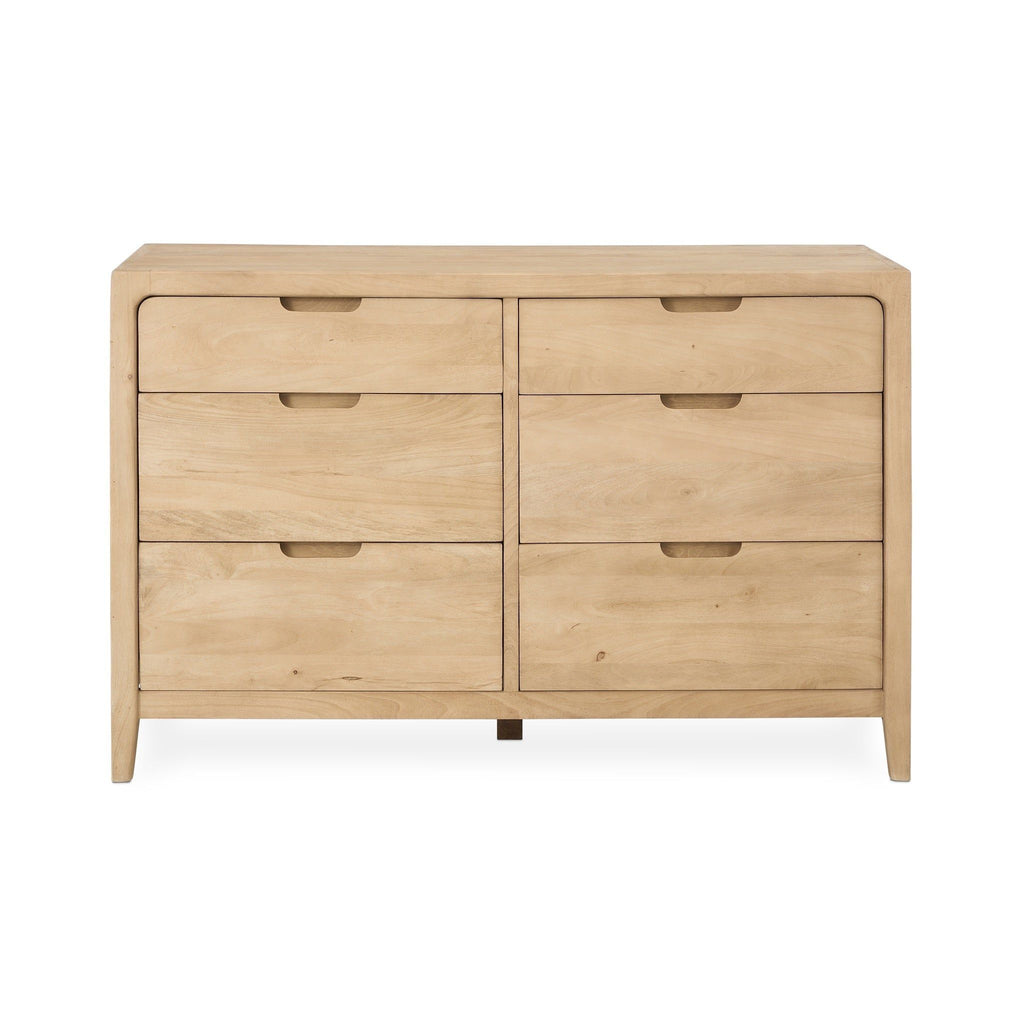 Laguna - 6 Drawer Dresser - Natural Maple