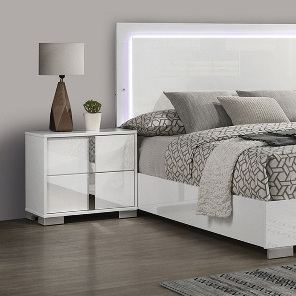Nightstand With Vertical Handles