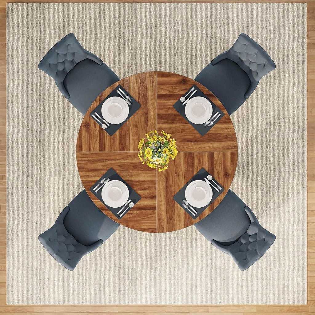 Round Dining Cross Base Kitchen Table