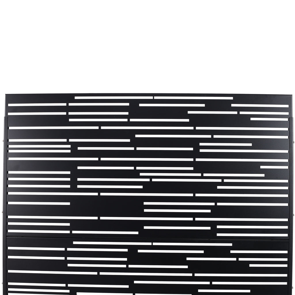 Outdoor & Indoor Freestanding Metal Privacy Screen
