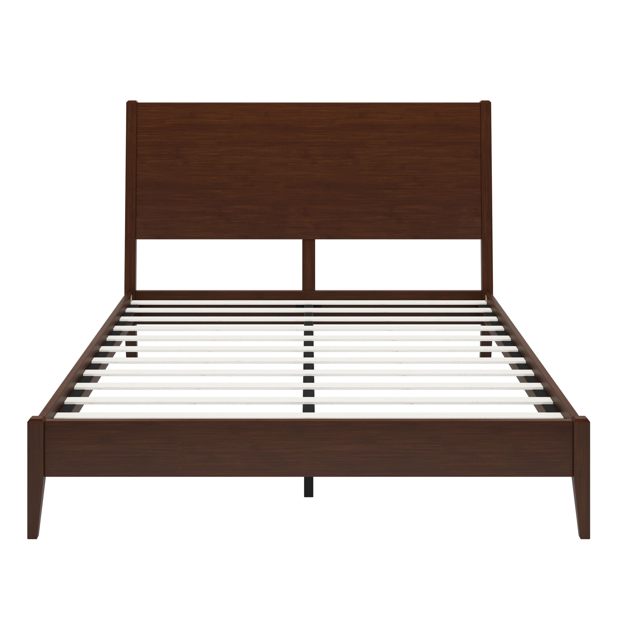 Modern Sled Platform Bed Frame With Slats