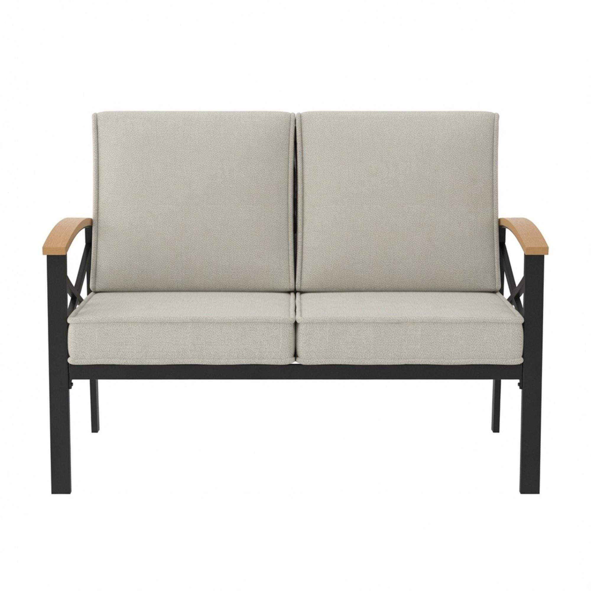 Outdoor Loveseat With Washable Cushions
