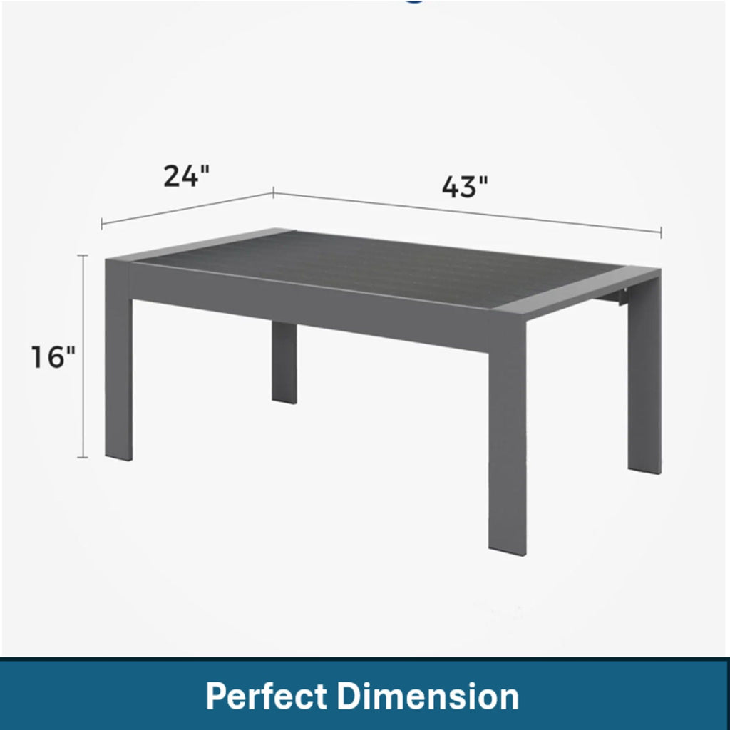 Outdoor Patio Set, All-Weather & Thick Cushions