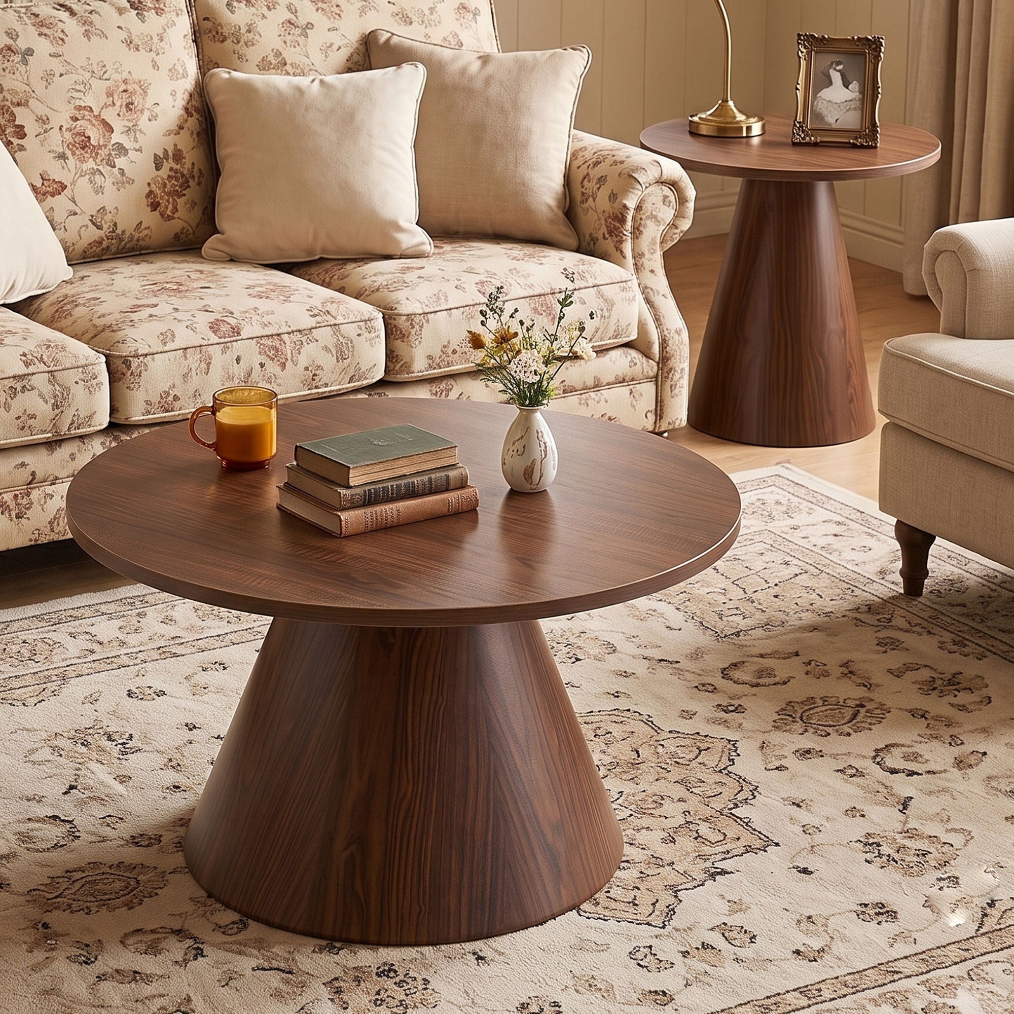 Modern Nesting Coffee Table Set For Living Room