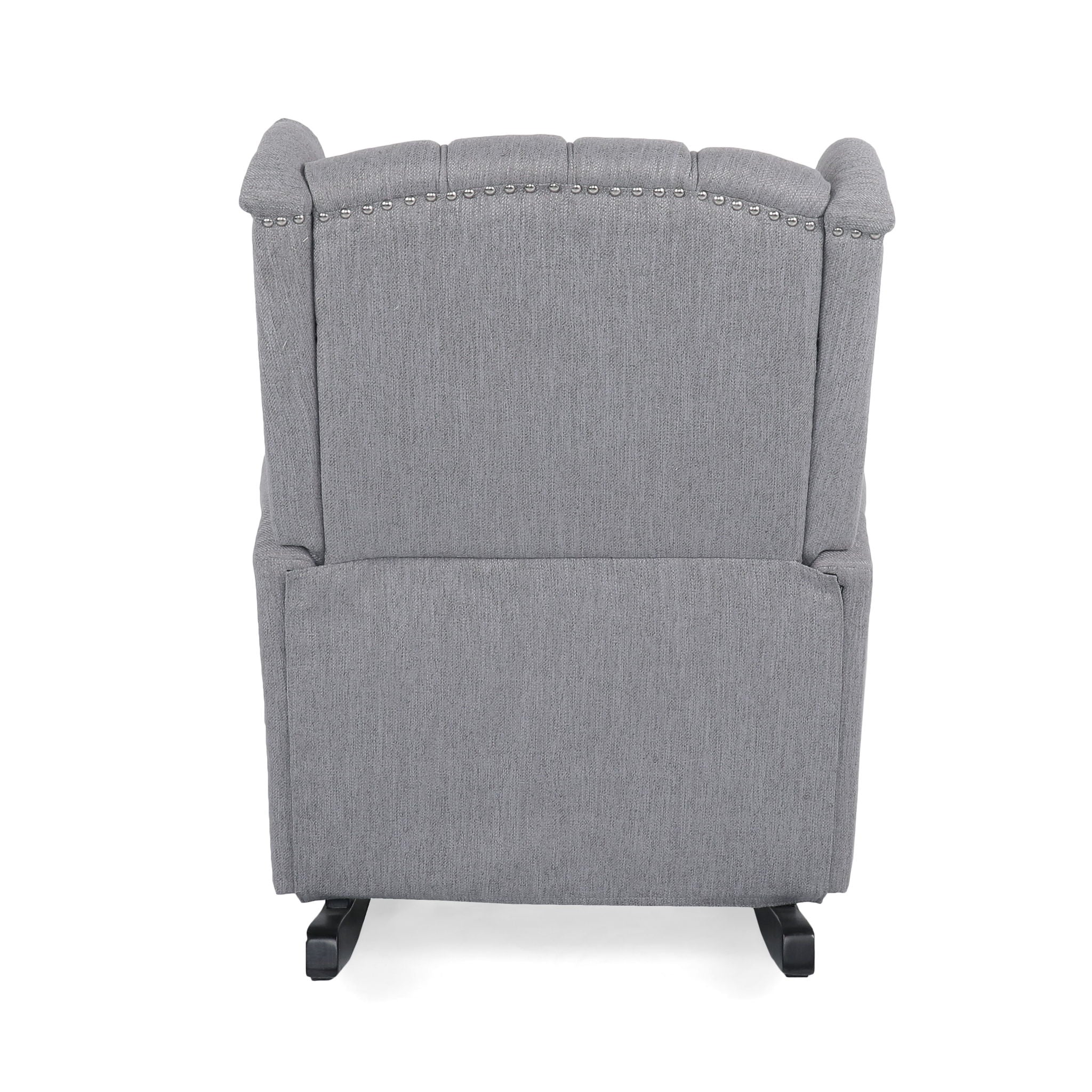Sheila - Contemporary Fabric Tufted Wingback Rocking Chair