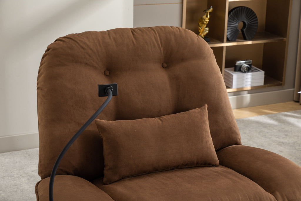 Power Recliner Swivel Glider USB Charger With tooth Music Player, Sleep, Working, Game And Leisure