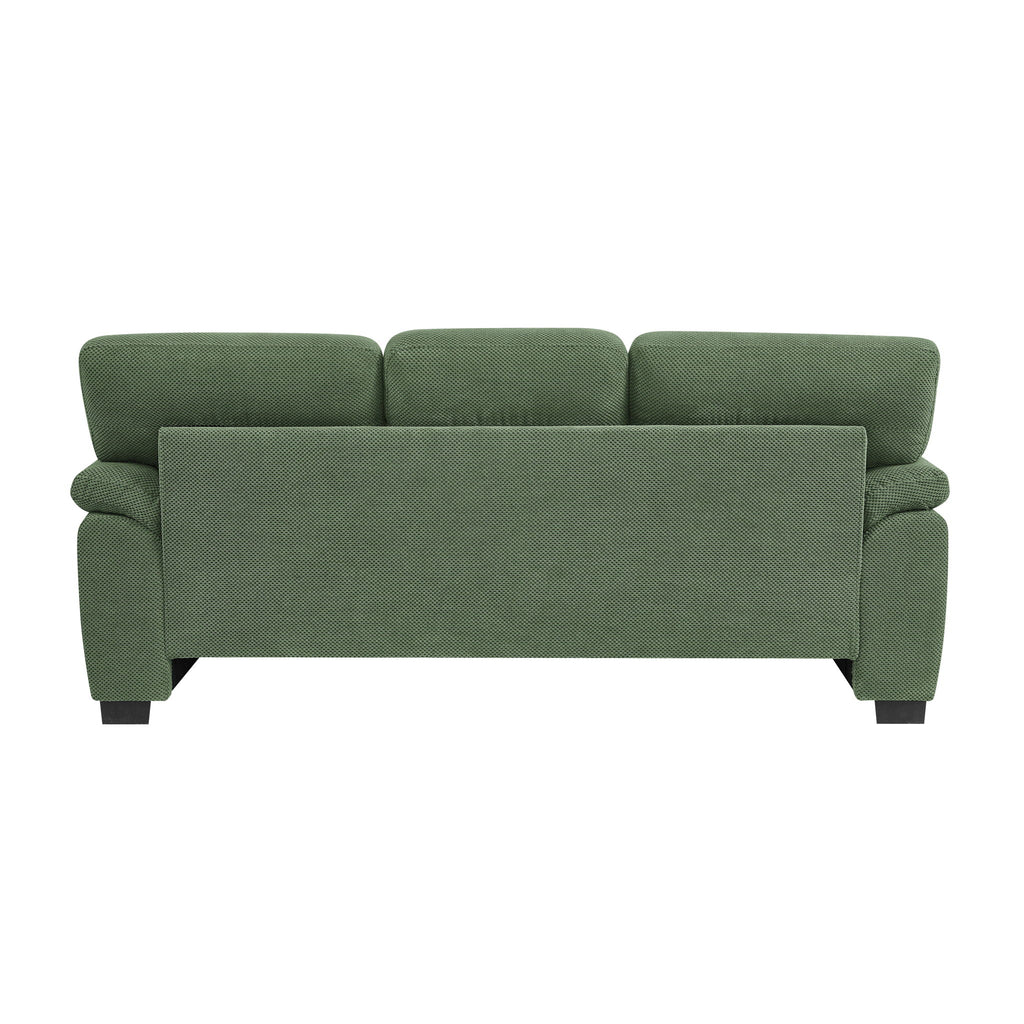 3 Seater Sofa With Padded Armrests And Triangular Leg