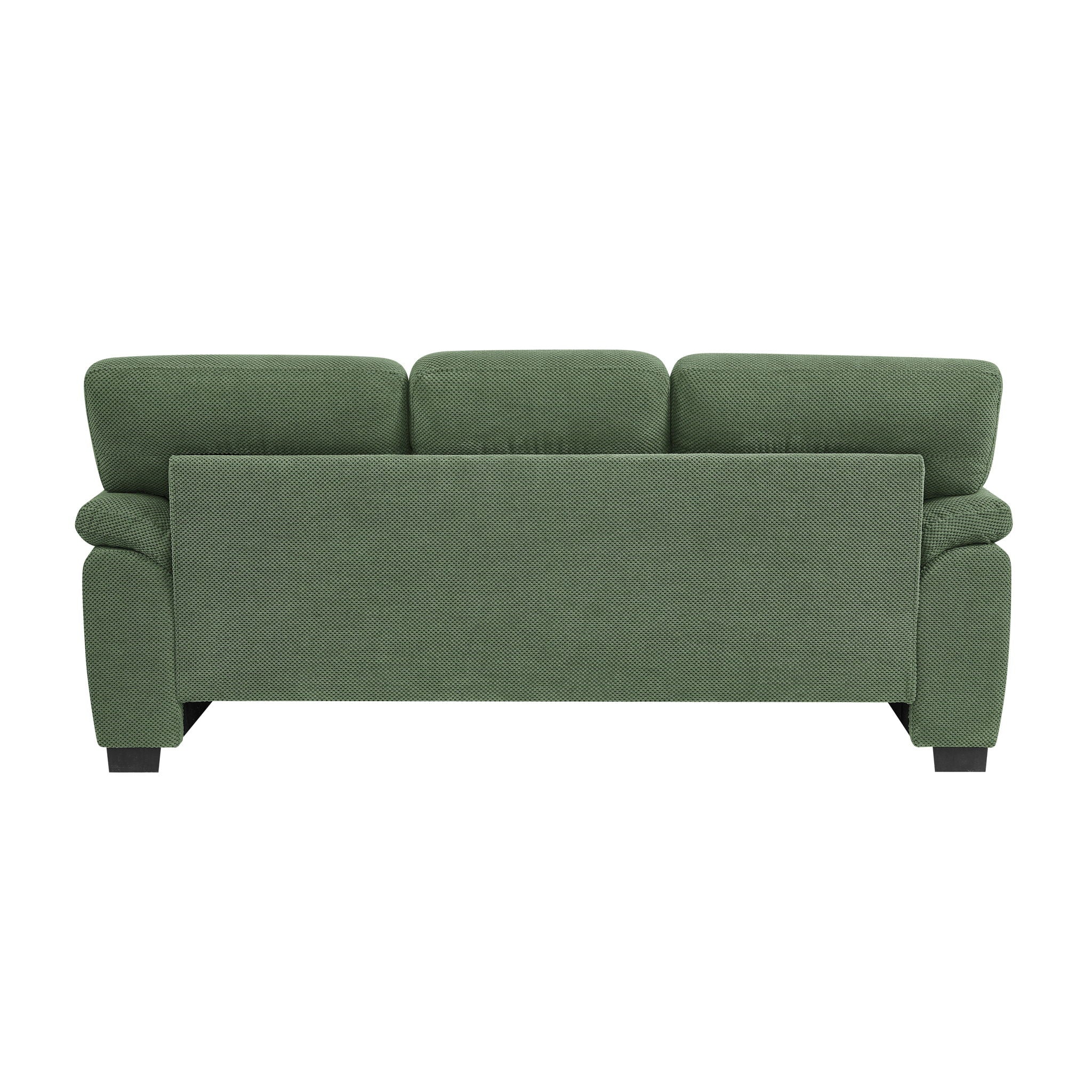 3 Seater Sofa With Padded Armrests And Triangular Leg
