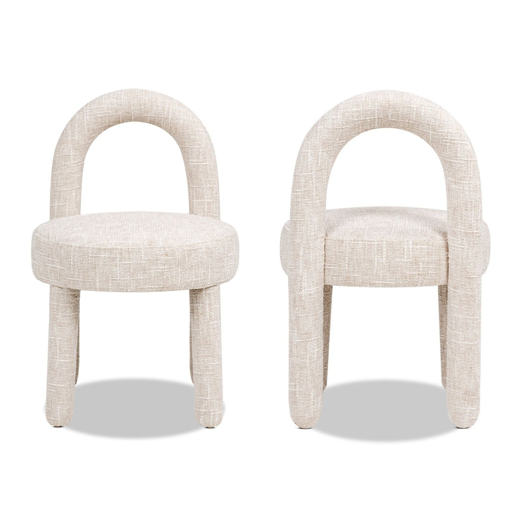 Penny - Round Arched Fully Upholstered Dining Side Chair (Set of 2)