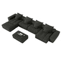 Modern Oversized Diy Combination, Modular Sectional Sofa With Pillows