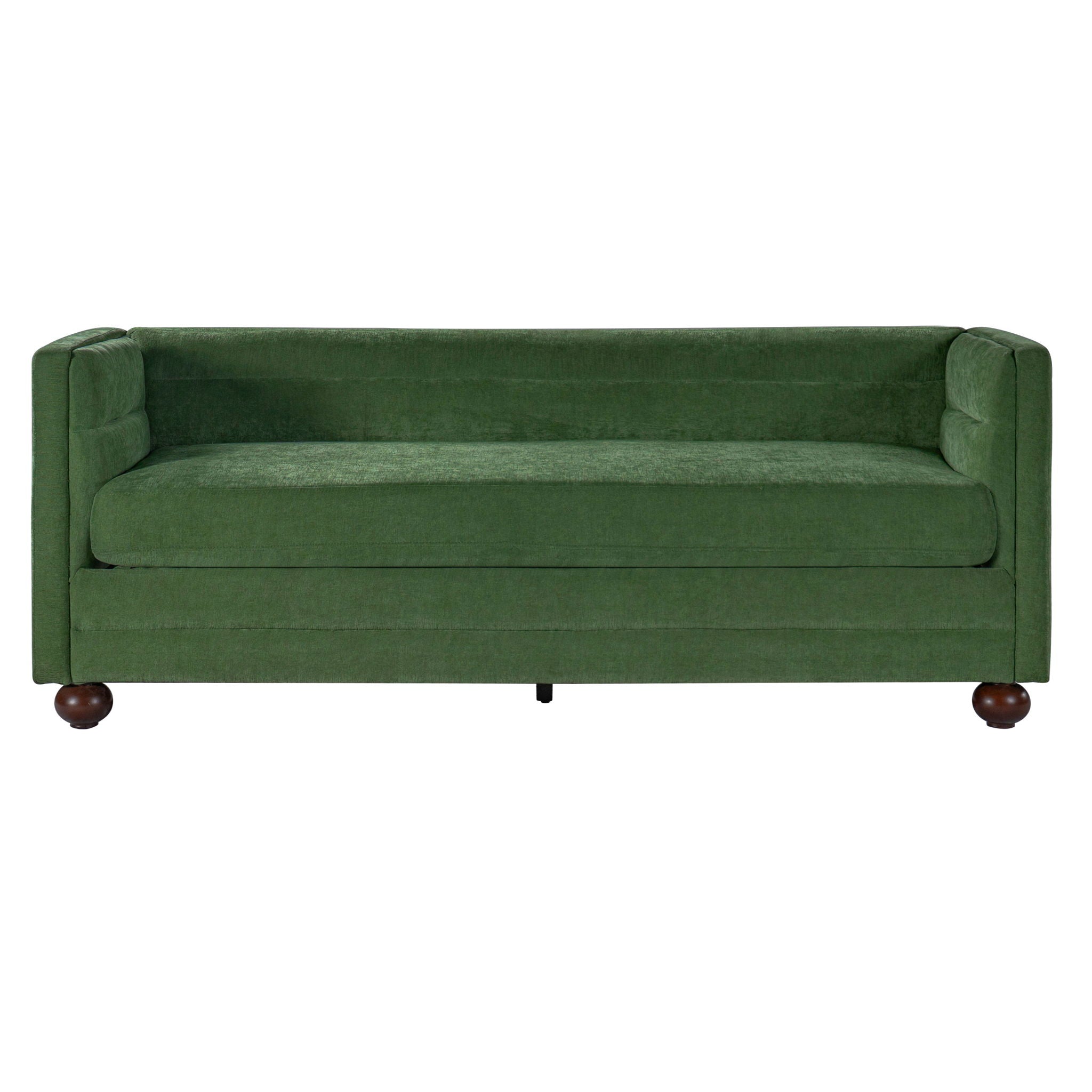 3 Seater Sofa Upholstery With Square Arms, Living Room Couch