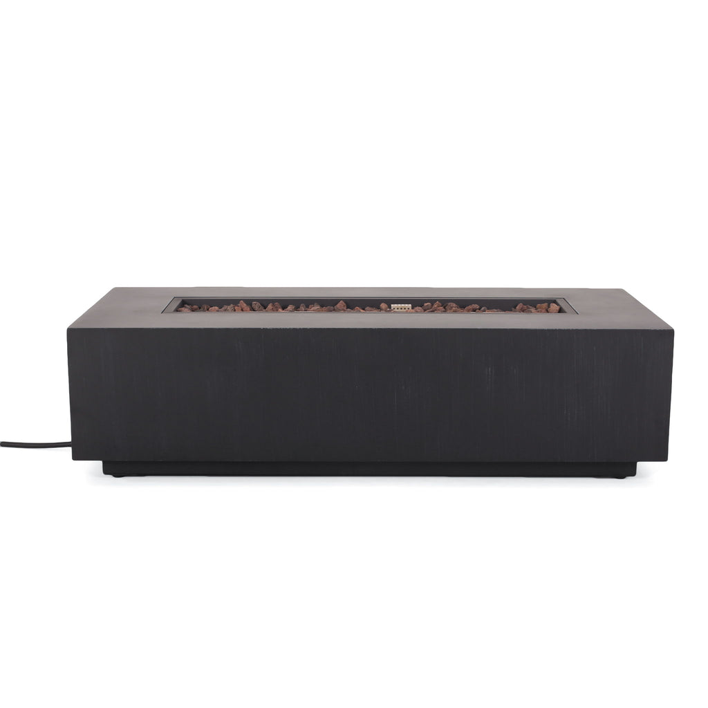 Modern Rectangle Fire Table 50, 000 Btu