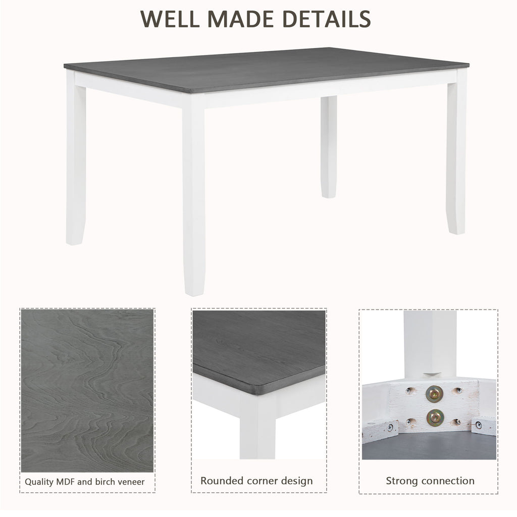 Modern Dining Set With Upholstered Chairs