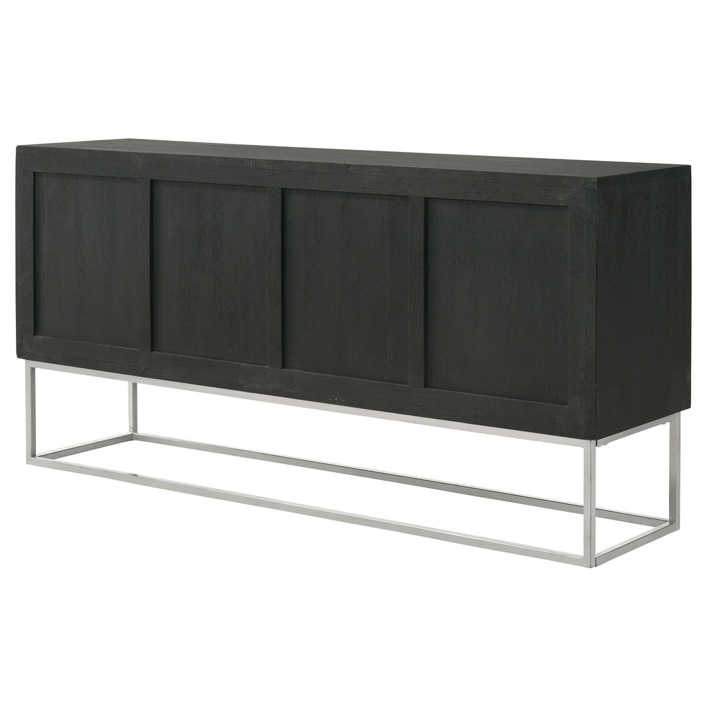 Washoe - 4 Door Accent Cabinet - Walnut