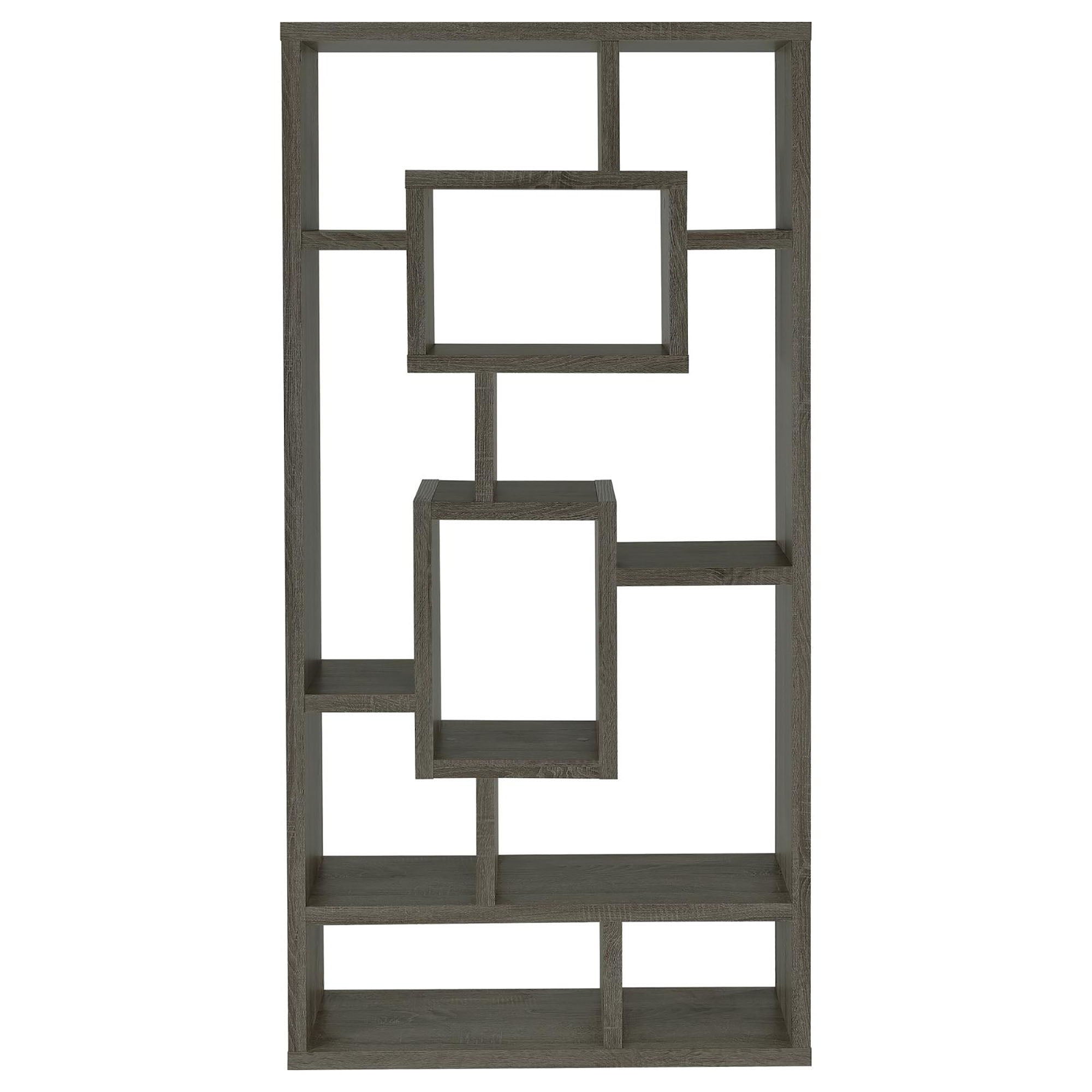 10 Shelf Open Back Bookcase