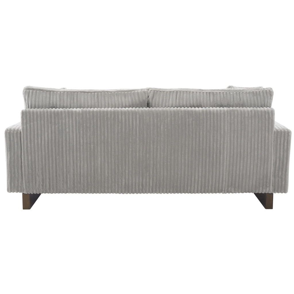 Modern Loveseat Sofa With 4 Pillows