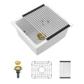 Modern Quartz Kitchen Sink Undermount Granite Composite