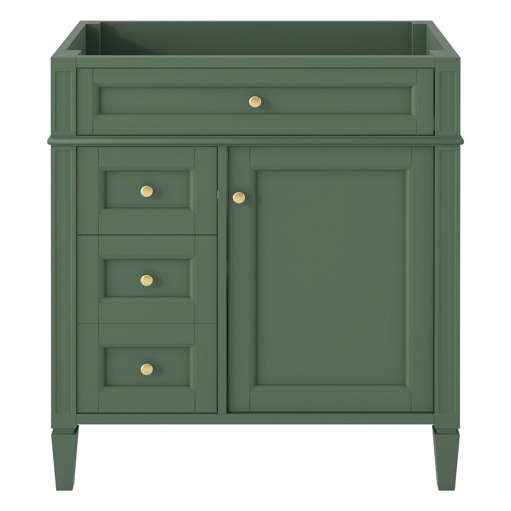 Bathroom Vanity With 2 Drawers And Tip-Out Drawer, Storage Cabinet