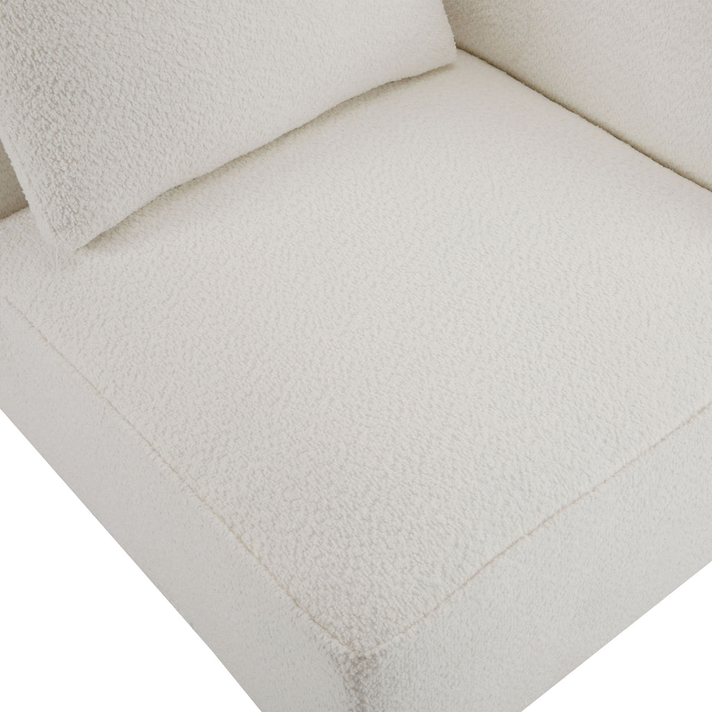 Chita - Sectional Sofa 3 Seater With Light Strip - Beige