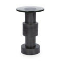 Callen - Round Accent Table - Antique Nickel