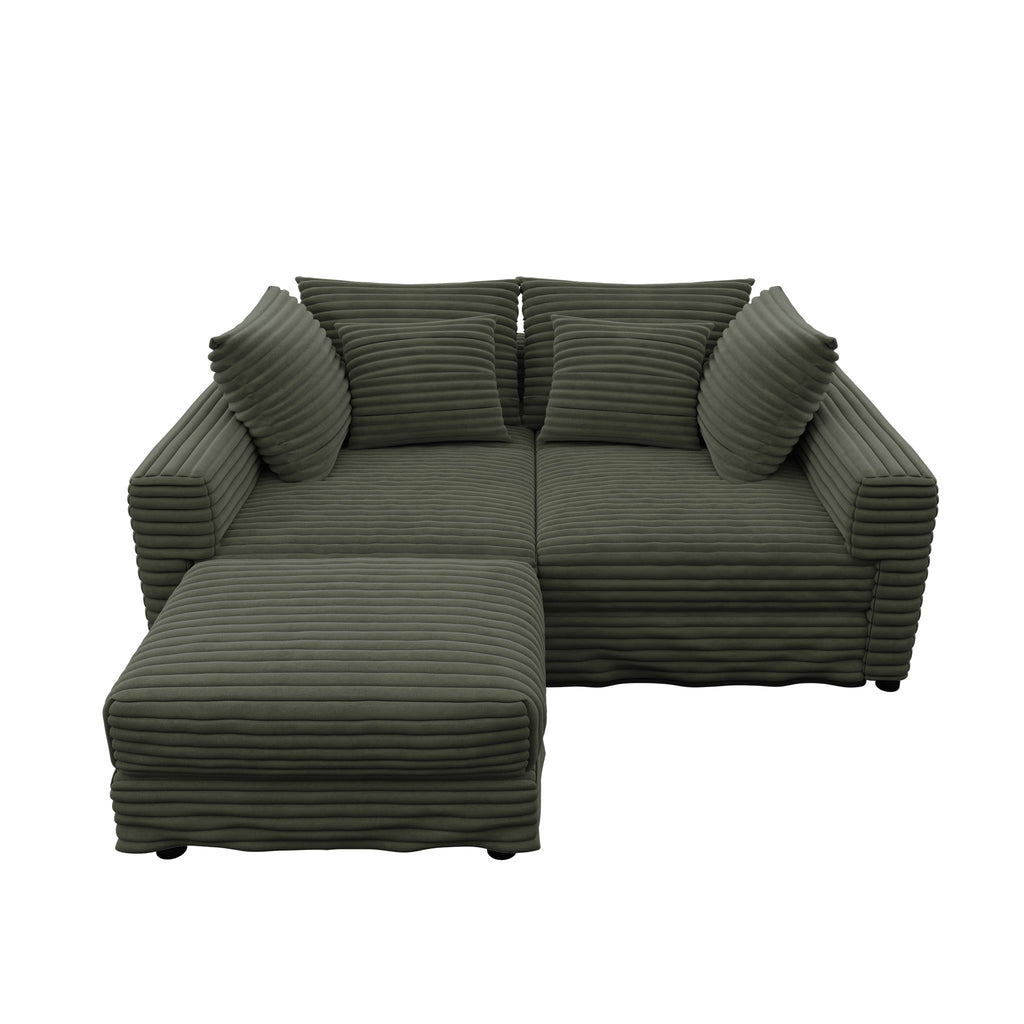 Modern Comfy Upholstered Sofa Cloud Couch & Deep Seat Couches