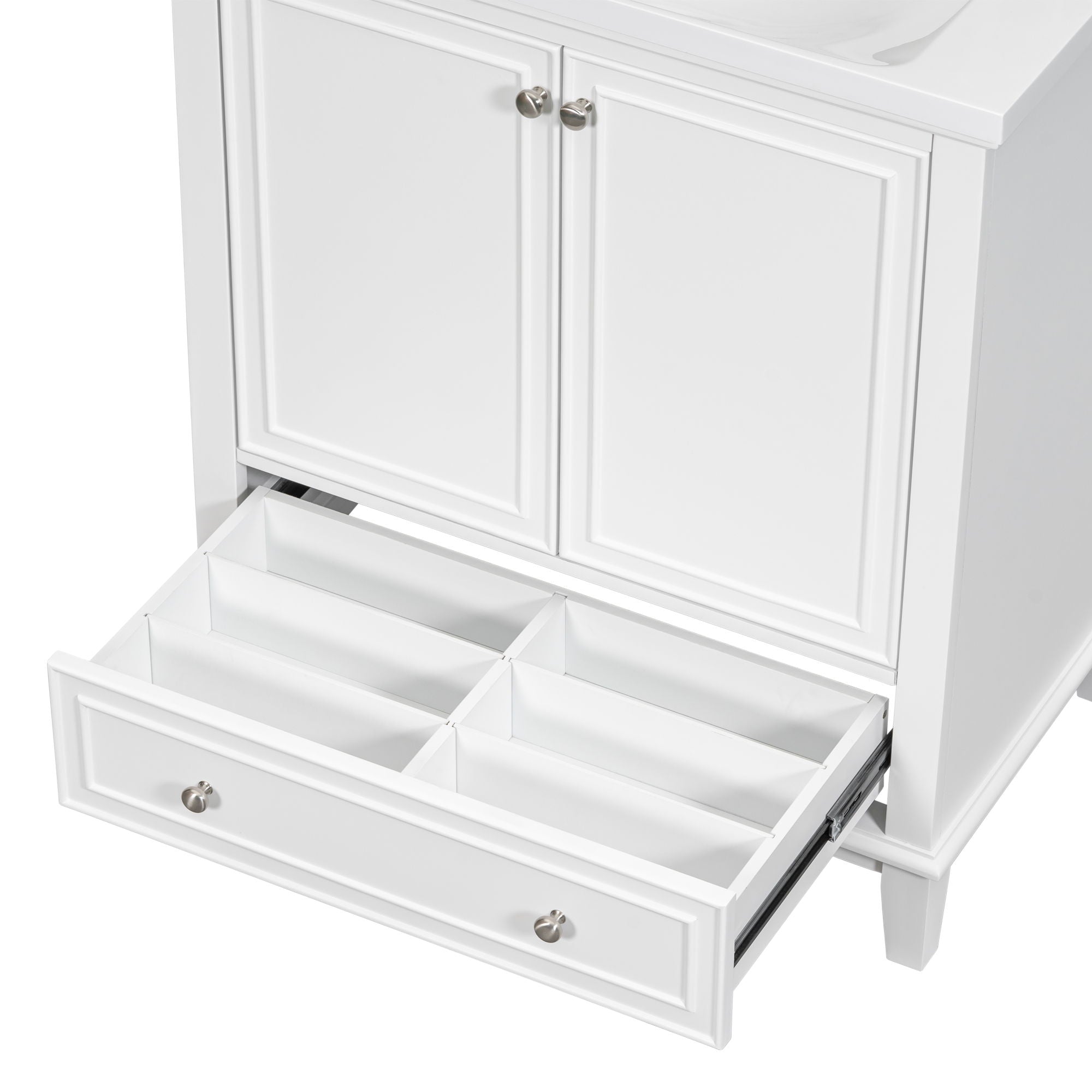 Modern Bathroom Vanity Base Only With Doors And Drawer
