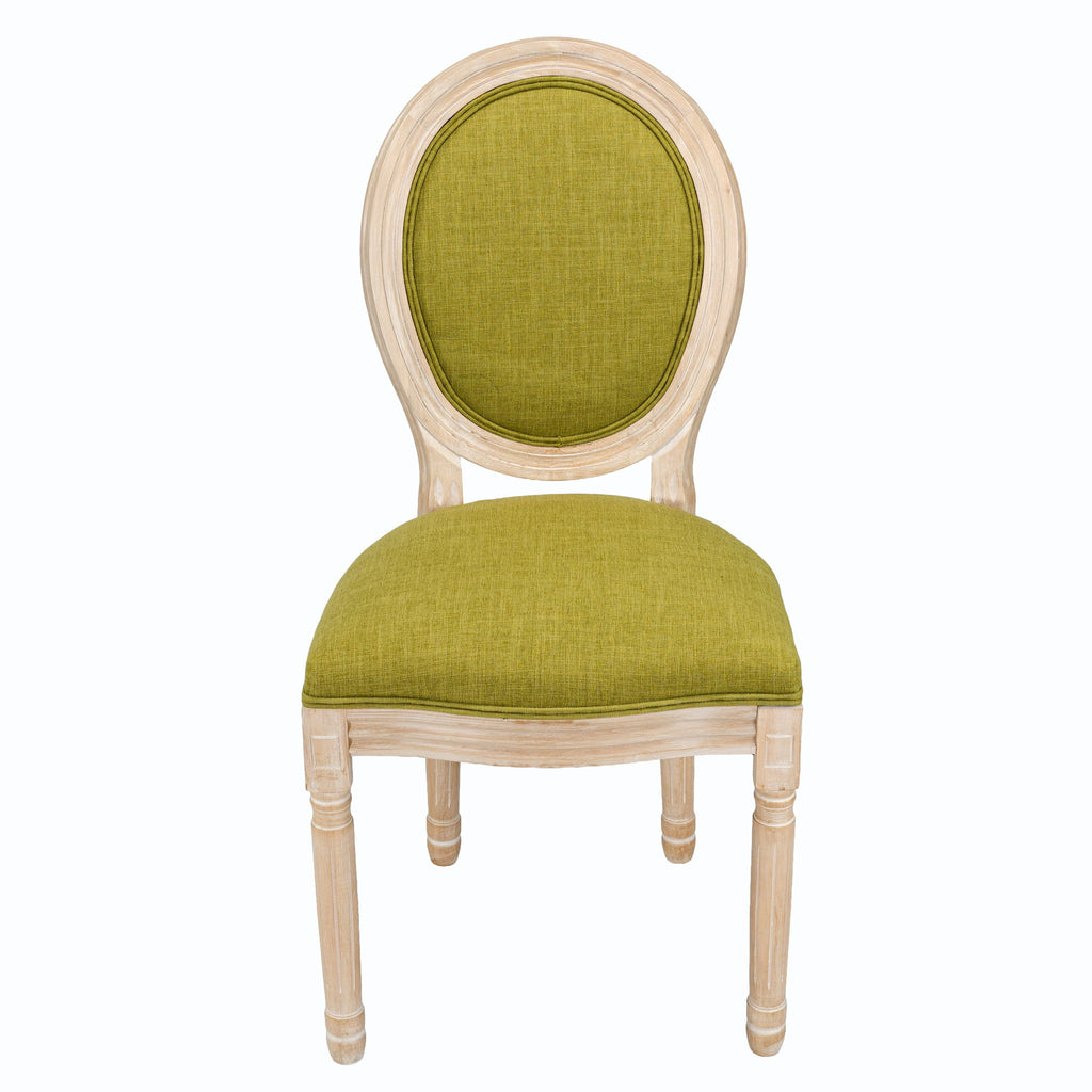 Upholstered With Round Back Dining Chairs (Set of 2)