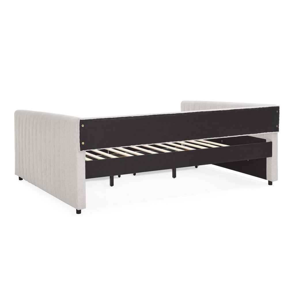 Upholstered Queen Daybed With 2 Drawers