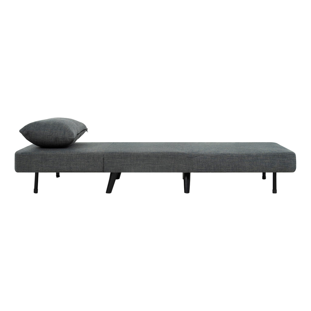 3 In 1 Foldable Chaise Lounge With Adjustable Backrest