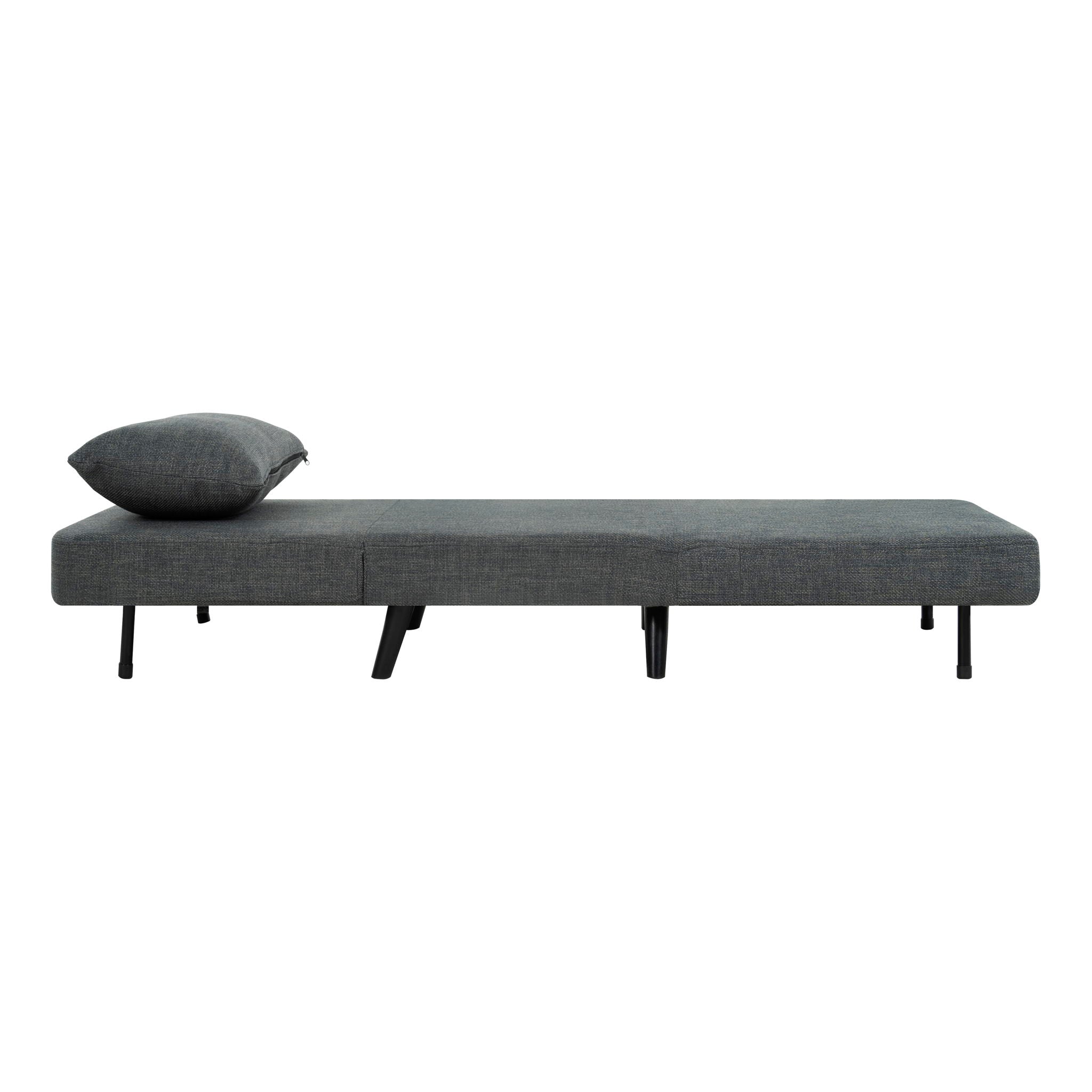 3 In 1 Foldable Chaise Lounge With Adjustable Backrest
