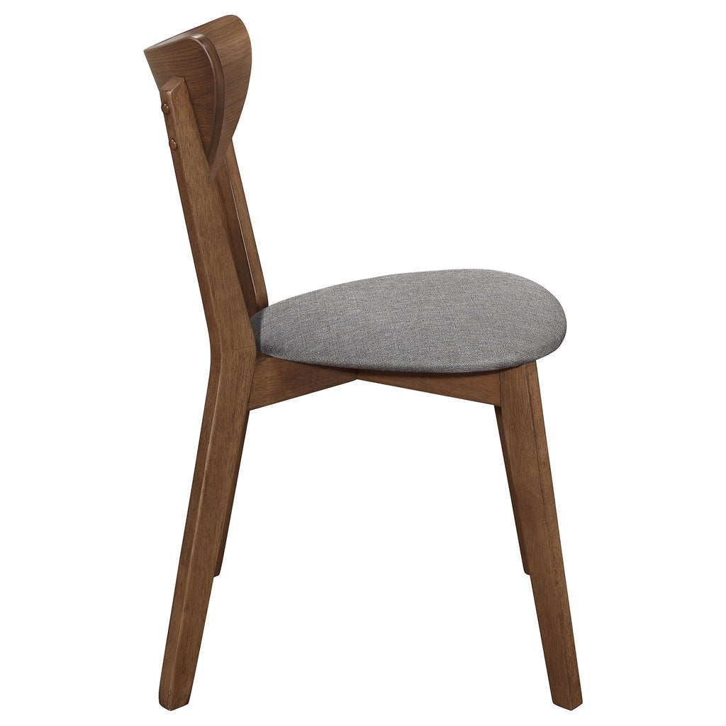 Mid-Century Modern Upholstered Dining Chair (Set of 2)
