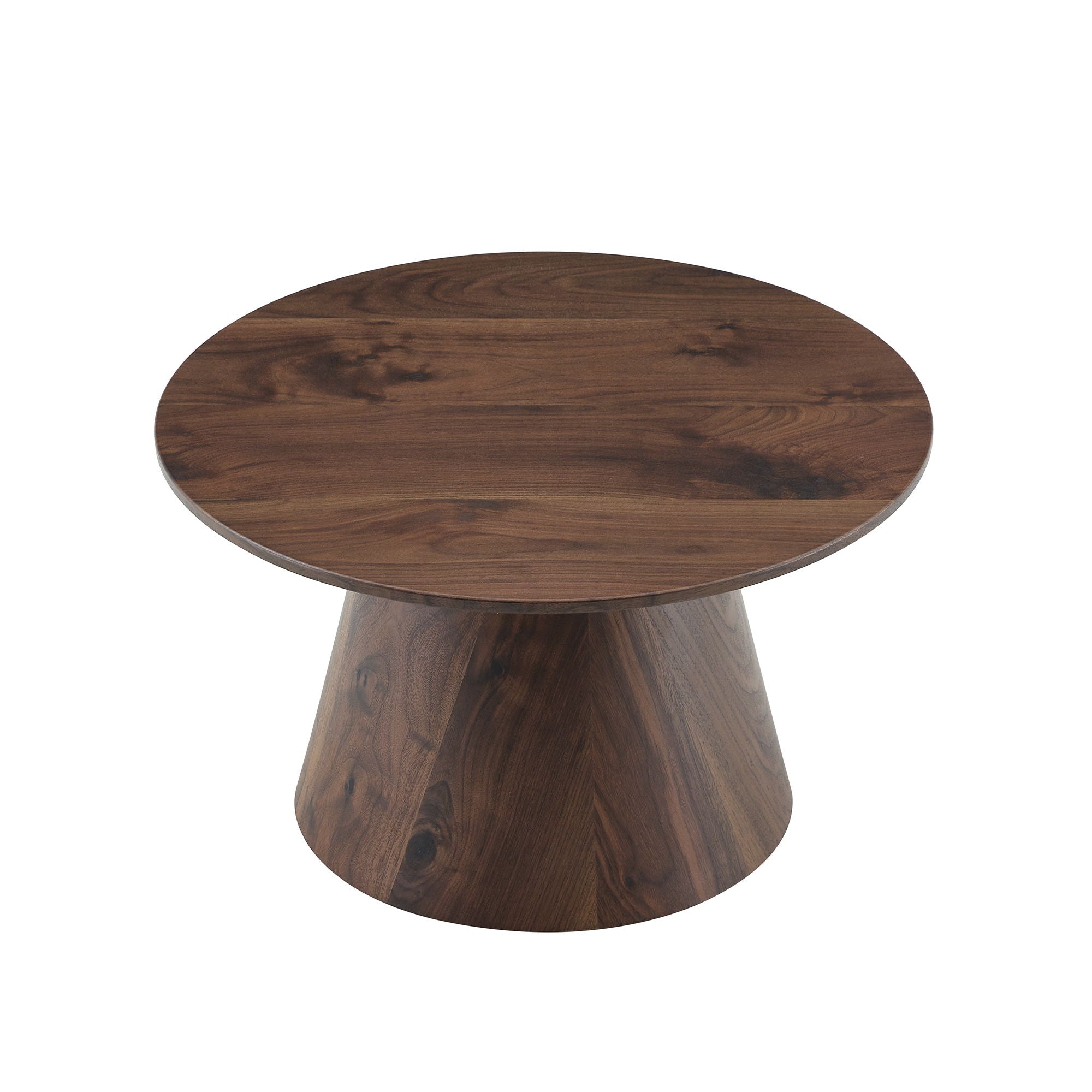 Circular Coffee Table With Adjustable Feet
