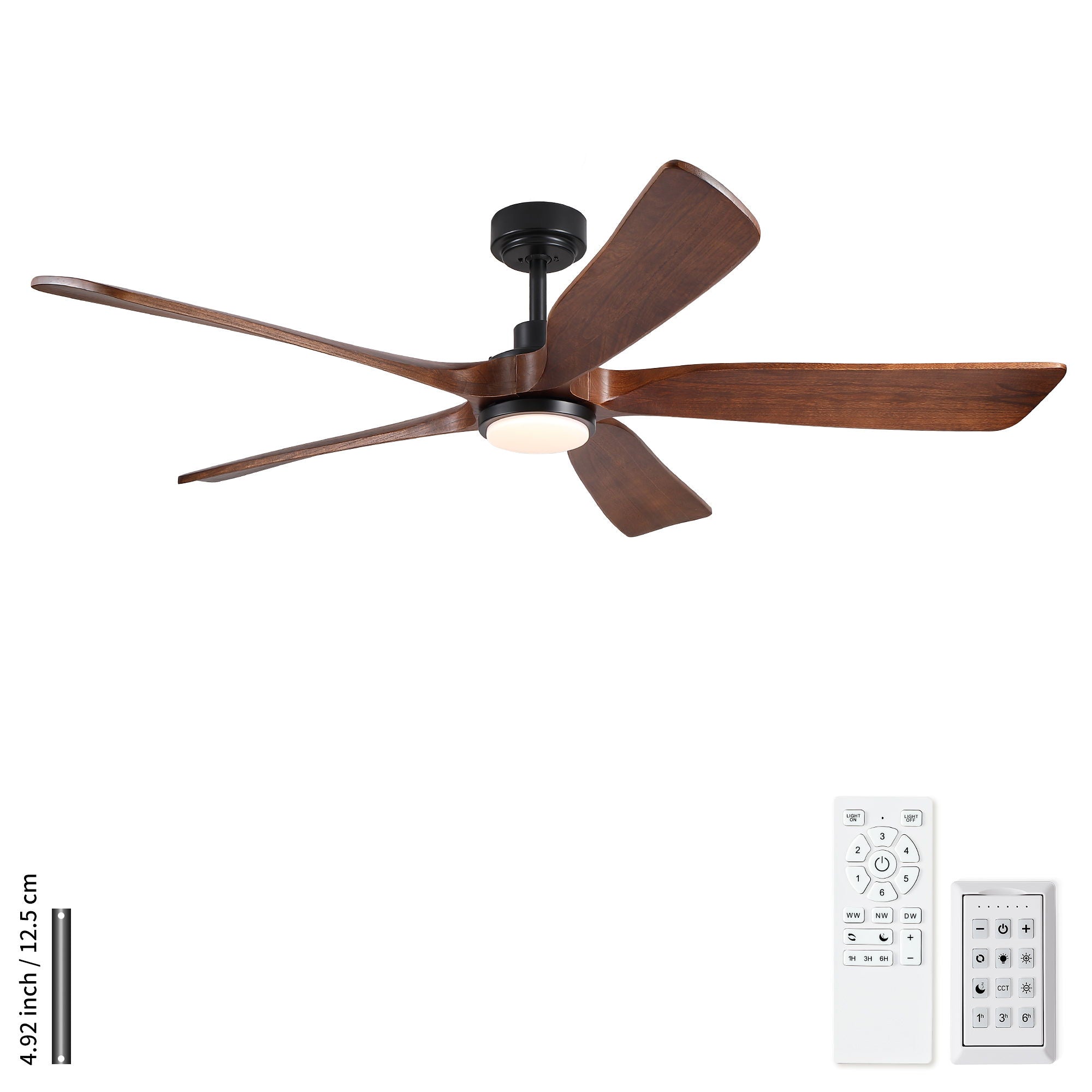 Ceiling Fan With Light And Remote Control