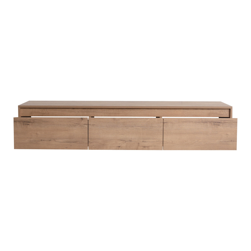 Modern Minimalist Bathroom Cabinet With Soft Close Drawers And Floating Mounting Design